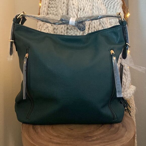 JEN & CO Sav Distressed Hobo Bag NWT - Picture 7 of 10